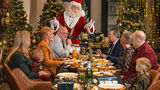 Feestelijke familie kerstbrunch